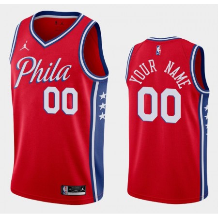 Maillot Basket Philadelphia 76ers Personnalisé 2020-21 Jordan Brand Statement Edition Swingman - Homme